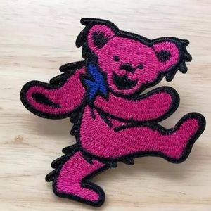 🐻 Grateful Dead’s Dancing Bear Band Iron On Patch